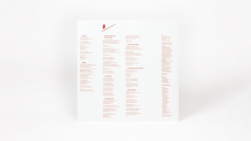Album Design - LP Backside - Moss